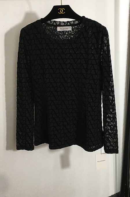 SUPER WHOLESALE | Monogram See-through Top