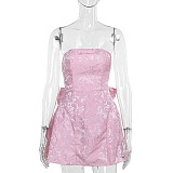 SUPER WHOLESALE | Strapless Big Bow Dress