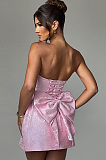 SUPER WHOLESALE | Strapless Big Bow Dress