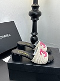 SUPER WHOLESALE | Beige & Peach Satin Mule