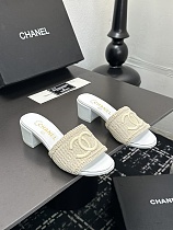 SUPER WHOLESALE | Beige Satin Mule