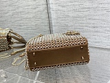 SUPER WHOLESALE | Metallic Rhinestone Handle Bag