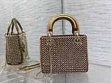 SUPER WHOLESALE | Metallic Rhinestone Handle Bag