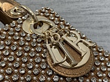 SUPER WHOLESALE | Metallic Rhinestone Handle Bag