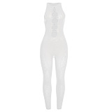 SUPER WHOLESALE | Lace Hollow-out Jumpsuit