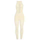 SUPER WHOLESALE | Lace Hollow-out Jumpsuit