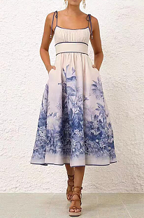 SUPER WHOLESALE | Tropic Plant Printed Maxi Dress