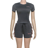 SUPER WHOLESALE |  Drawstring Shorts Set