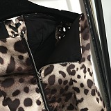 SUPER WHOLESALE |  Leopard Lace Up Corset