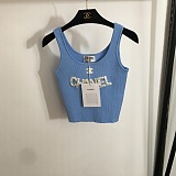 SUPER WHOLESALE |  Knitted Tank Top with Pearls