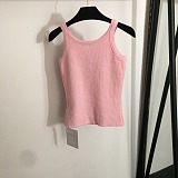 SUPER WHOLESALE |  Knitted Tank Top with Pearls