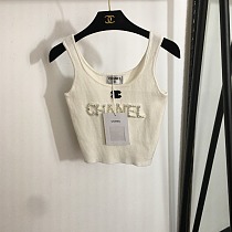 SUPER WHOLESALE |  Knitted Tank Top with Pearls