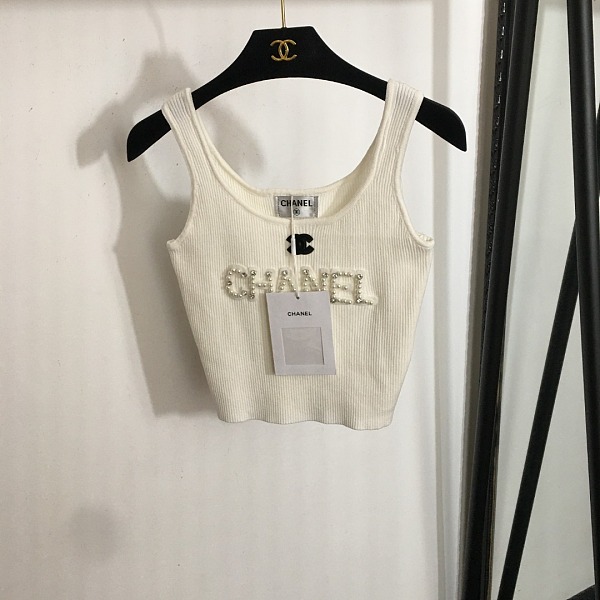 SUPER WHOLESALE |  Knitted Tank Top with Pearls