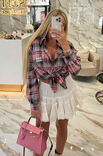 SUPER WHOLESALE | Plaid Shirt Top
