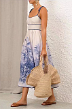 SUPER WHOLESALE | Tropic Plant Printed Maxi Dress