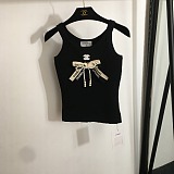 SUPER WHOLESALE |  Knitted Tank Top with Pearls