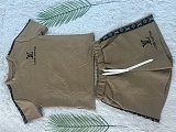 SUPER WHOLESALE |Embossed Shorts Set