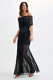SUPER WHOLESALE | Patchwork See-through Long Dress