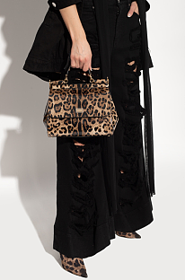 SUPER WHOLESALE | Black & Brown Shoulder Bag
