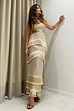 SUPER WHOLESALE |  Fringe Maxi Dress