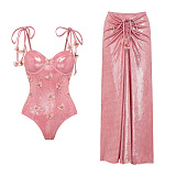 SUPER WHOLESALE | One-piece Swimwear with Rope