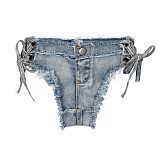 SUPER WHOLESALE | Denim Distress Halter  Washed Sets