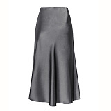SUPER WHOLESALE | Split Silk Ankle Skirt