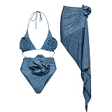 SUPER WHOLESALE | 3D Flower Bikini Set