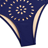 SUPER WHOLESALE |Cut-out Swimwear and Skirt Set