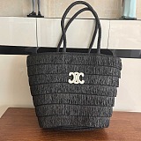 SUPER WHOLESALE | Woven Straw Set ( Sun hat & Bag)