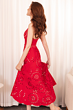 SUPER WHOLESALE |Cut-out Swimwear and Skirt Set