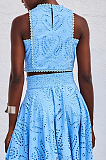 SUPER WHOLESALE | Cut-out Pleated Skirt Set