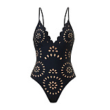 SUPER WHOLESALE |Cut-out Swimwear and Skirt Set