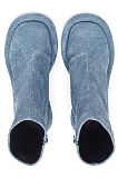 SUPER WHOLESALE | Denim Zip Up Heels