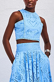 SUPER WHOLESALE | Cut-out Pleated Skirt Set