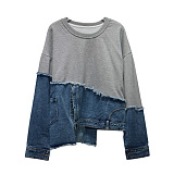 SUPER WHOLESALE |   Patchwork Sweater
