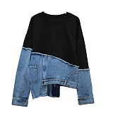 SUPER WHOLESALE |   Patchwork Sweater