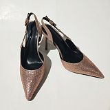 SUPER WHOLESALE | Crystal Slingback Pump