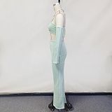 SUPER WHOLESALE |  Halter Pit Material Dress