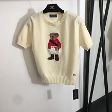 SUPER WHOLESALE | Knitted Bear Tee Top