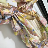 SUPER WHOLESALE | Cut-out Printed Long Dress