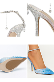 SUPER WHOLESALE | Rhinestone Sharpen Toe Heels