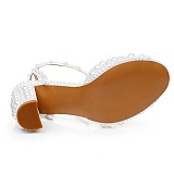 SUPER WHOLESALE | Pearl Open-toe Sandals