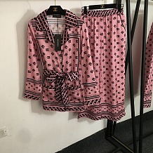SUPER WHOLESALE | Monogram Printed Shirt Set