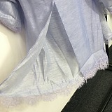 SUPER WHOLESALE | Lace Skirt Set with Beadeau Top