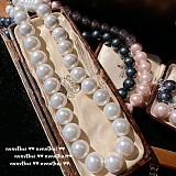 SUPER WHOLESALE | Pearl Necklace * Earrring(13mm)