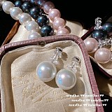 SUPER WHOLESALE | Pearl Necklace * Earrring(13mm)