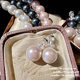 SUPER WHOLESALE | Pearl Necklace * Earrring(13mm)
