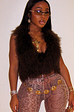 SUPER WHOLESALE | Furry Halter Top