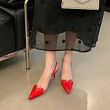 SUPER WHOLESALE | Pointed Heart Heels